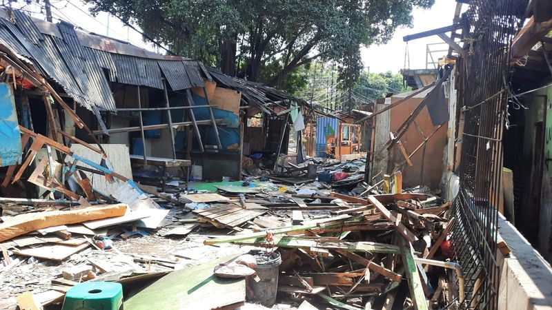 Penampakan lokasi prostitusi Gang Royal usai ditutup Pemprov DKI (Annisa/detikcom)