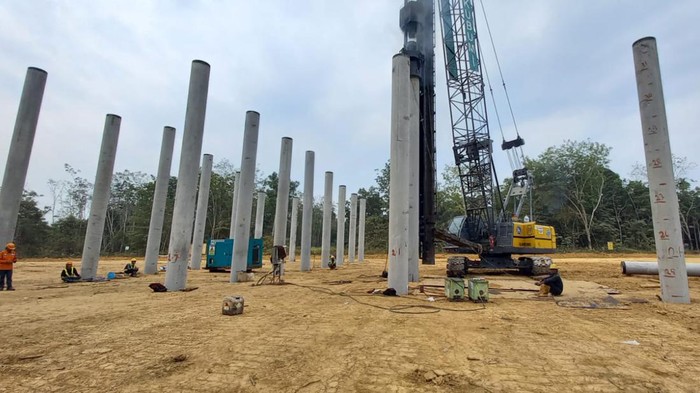 Penampakan Terkini Proyek Tol Penghubung Jambi dengan Lampung