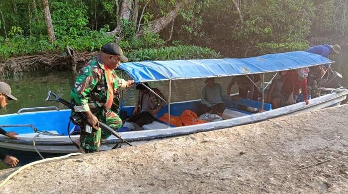 Rombongan petugas Pos di Kaimana ditembaki OTK. Dokumen Istimewa