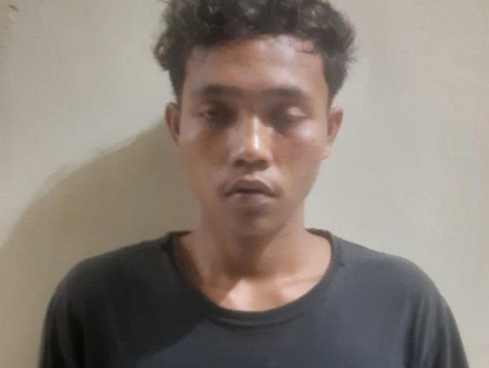 Tampang salah satu perampok minimarket yang gasak duit Rp 20 juta