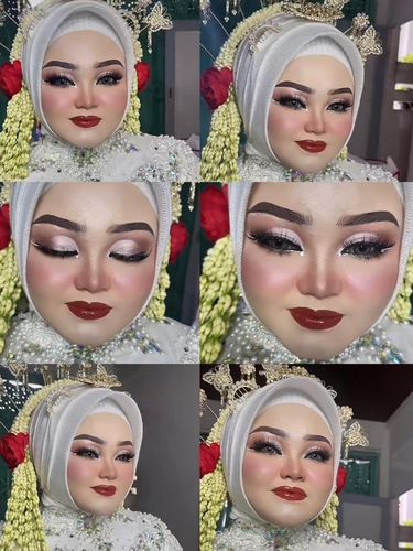Transformasi makeup viral bikin pengantin tampil cantik dan flawless.
