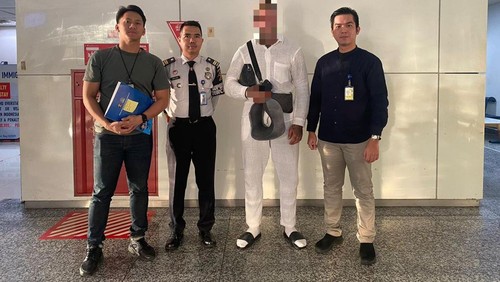 Imigrasi Ngurah Rai mendeportasi Murray pulang ke Inggris, Sabtu (23/9/2023).