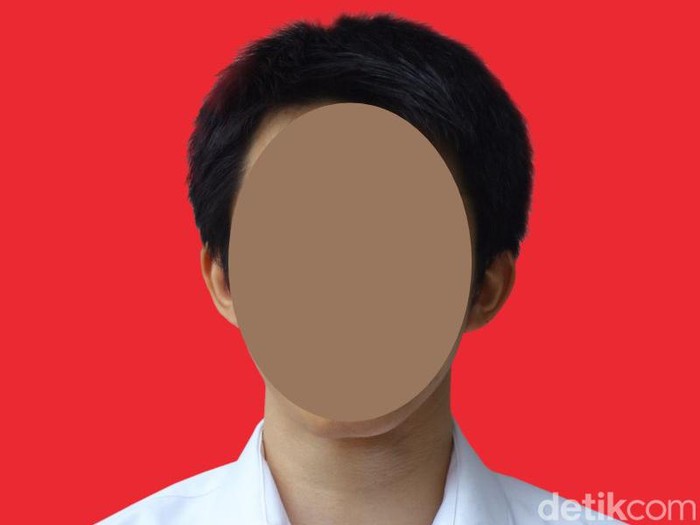 Contoh Pas Foto Latar Merah