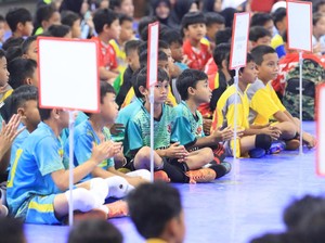 32 Tim Bersaing di Turnamen Futsal Usia Dini