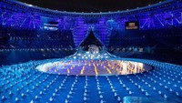 Acara berlangsung di Hangzhou Olympic Sports Centre Stadium, Hangzhou, China, Sabtu (23/9/2023).