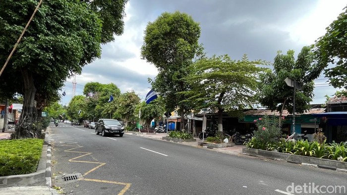 Jalan Gayam, Kota Jogja. Foto diunggah pada Sabtu (23/9/2023).