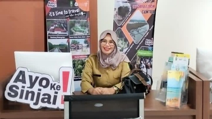 Kepala Bidang Pengembangan Pemasaran Pariwisata Dinas Pariwisata dan Kebudayaan Kabupaten Sinjai Andi Dewi Angriani