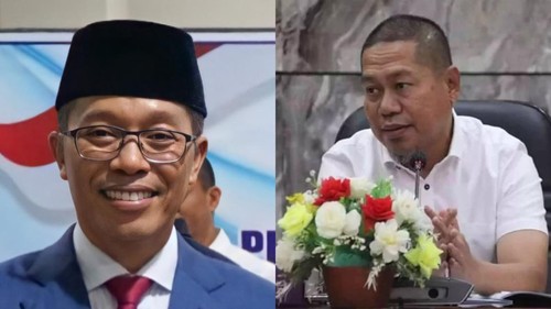 Kolase foto Juaini Taofik (kiri) dan Muhammad Rum (kanan). (Foto: Helmy Akbar/detikBali)