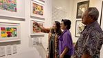Mengintip Pameran Seni Rupa Trilogi Puspa Hati
