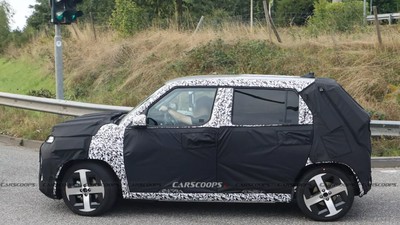 Tampang Mobil Listrik Murah Hyundai yang Keciduk Lagi Diuji Coba