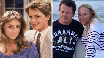 Michael J. Fox dan Tracy Pollan sudah menikah selama 35 tahun. Foto: Bored Panda