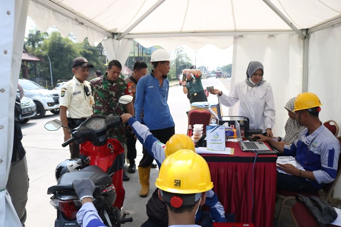 PT Delta Djakarta Gelar uji emisi gratis.