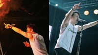 Dalam acara Pestapora kemarin (22/9/2023), Ariel NOAH mengaku tampil sebagai Ariel Peterpan. Ia membawakan lagu-lagu Peterpan zaman dulu yang menghibur penonton. Foto: Instagram arielnoah