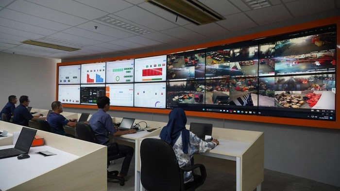 War room khusus logistik Pemilu Pos Indonesia