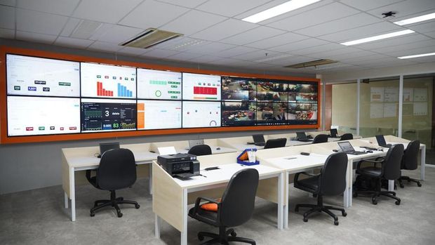 War room khusus logistik Pemilu Pos Indonesia