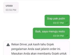 10 Chat Driver Ojol, Absurd dan Kocak Banget