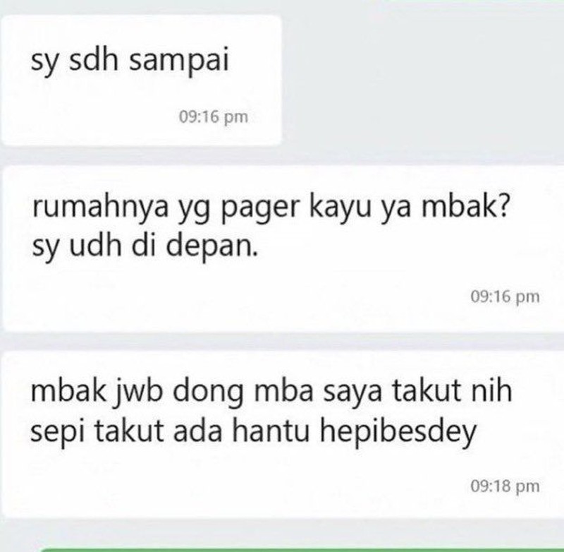 Chat dari driver ojol dan penumpang ini terlalu absurd dan bikin mesem-mesem sendiri. Kamu pernah alami yang mirip kayak begini?