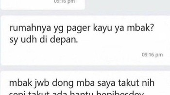 Hantu hepibesdey tuh yang gimana, ya? Foto: Twitter/khansaneira