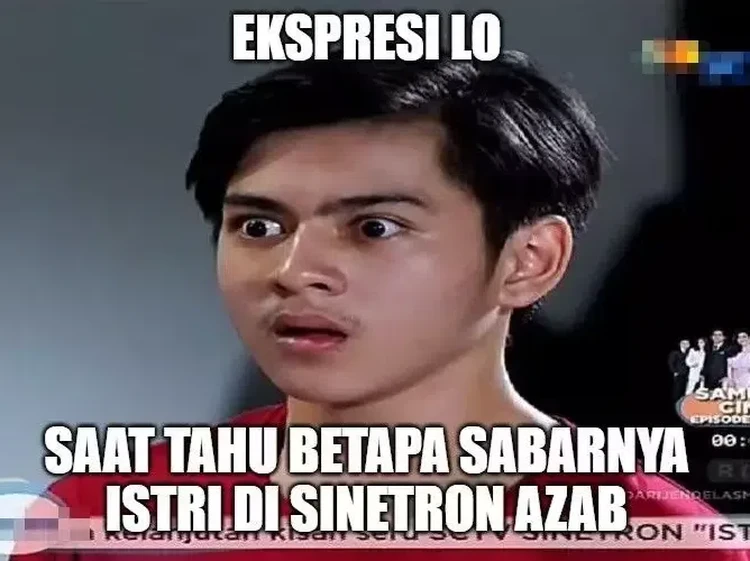 Kumpulan meme istri tersabar di sinetron. Sabarnya benar-benar luar biasa, deh!