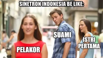 Masalahnya nggak jauh-jauh dari pelakor. Foto: Imgflip