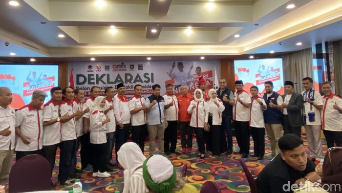 Deklarasi relawan ANIES. (Devi/detikcom)