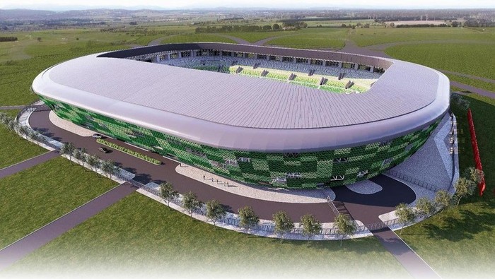 Desain stadion untuk PON di Sumut
