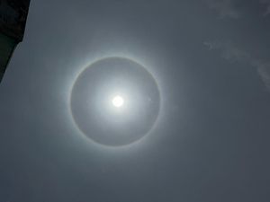 Fenomena Halo di Langit Kota Medan