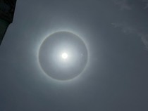 Fenomena Halo Matahari Hiasi Langit Sumsel, Ini Penjelasan BMKG
