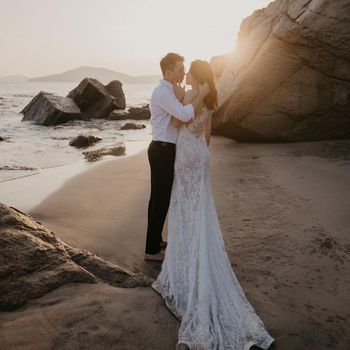 Foto Prewedding di Pinggir Pantai