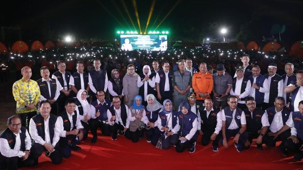 Gubernur Khofifah hadiri Jambore relawan penanggulangan bencana