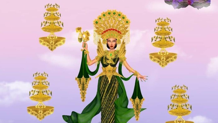 Ilustrasi putri pandan berduri. (Foto @instagram.com/reezamahendra).