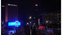 Pemerintah Provinsi DKI Jakarta melakukan pemadaman di sejumlah jalan protokol dan gedung perkantoran untuk ambil bagian di Hari Ozon Sedunia.