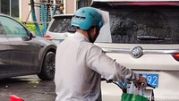 Selain sepeda listrik, di Shanghai, China, hanya skuter listrik yang boleh melintas di jalananan. Foto: M Luthfi Andika