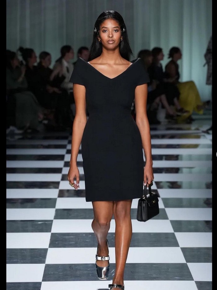 Natalia Bryant debut di runway.