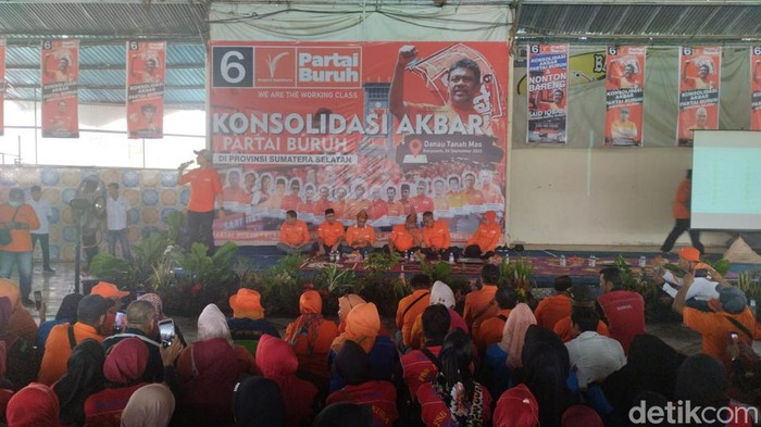 Partai Buruh menggelar konsolidasi akbar di Banyuasin