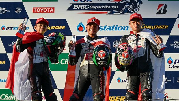 Pebalap Indonesia juara Honda Thailand Talent Cup (TTC) 2023