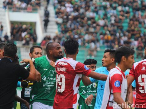 PSS Sleman Vs Madura United di Stadion Maguwoharjo, Sleman, Minggu (24/9/2023).