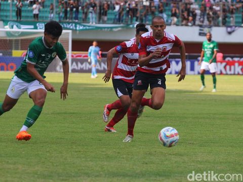 PSS Sleman Vs Madura United di Stadion Maguwoharjo, Sleman, Minggu (24/9/2023).