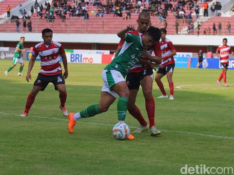 PSS Sleman Vs Madura United di Stadion Maguwoharjo, Sleman, Minggu (24/9/2023).