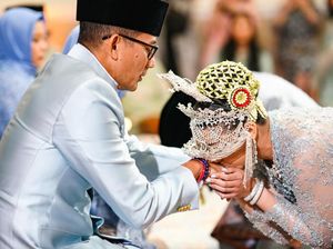 Diiringi Rintik Hujan, Sandiaga Nikahkan Atheera di Amerika Serikat