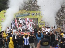 Sean Gelael Menangi Putaran Ketiga Danau Toba Rally 2023
