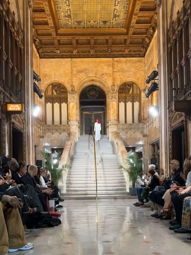 Fashion Show Willy Chavarria Fashion Show Willy Chavarria di Gedung Woolworth, New York City.