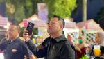 Begini Aksi Nagita Slavina dan Keanu Mukbang di Jajarans Festival