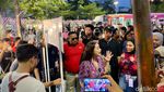 Begini Aksi Nagita Slavina dan Keanu Mukbang di Jajarans Festival