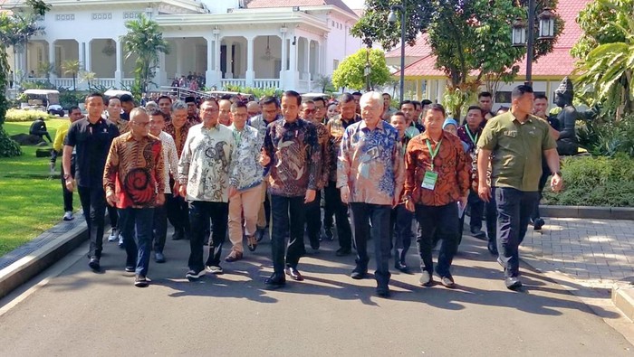 Jokowi dan PWI di Istana Kepresidenan Jakarta (Agus Suparto/Fotografer Presiden Jokowi)