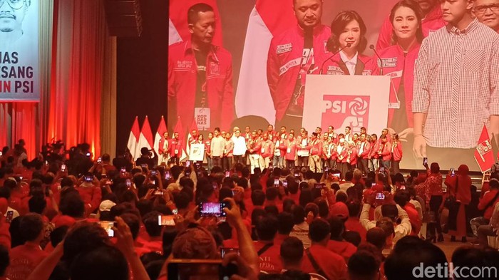 Kaesang jadi Ketum PSI. (Adrial/detikcom)