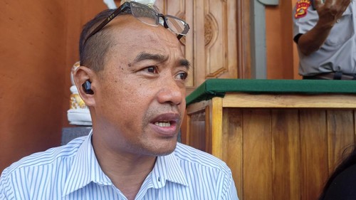 Kuasa Hukum korban pelecehan seksual oleh Jero Dasaran Alit, I Nyoman Yudara, Senin (25/9/2023).