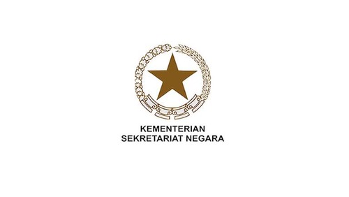Logo Kementerian Sekretariat Negara (Kemensetneg). (Dok. lokerbumn.com)