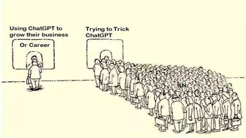 Sebuah perbedaan penggunaan. Foto: Boredpanda