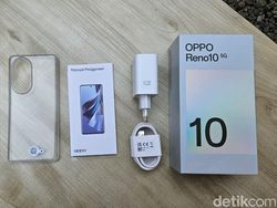 Penampakan Oppo Reno 10 5G, HP Harga Rp 6 Juta yang Menggoda
